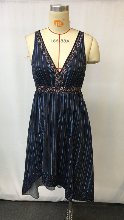 Western Cowgirl Style Printed Mid Length Dress | Tajstylo