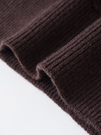 Asymmetric Bracelet Knit Sweater | Tajstylo