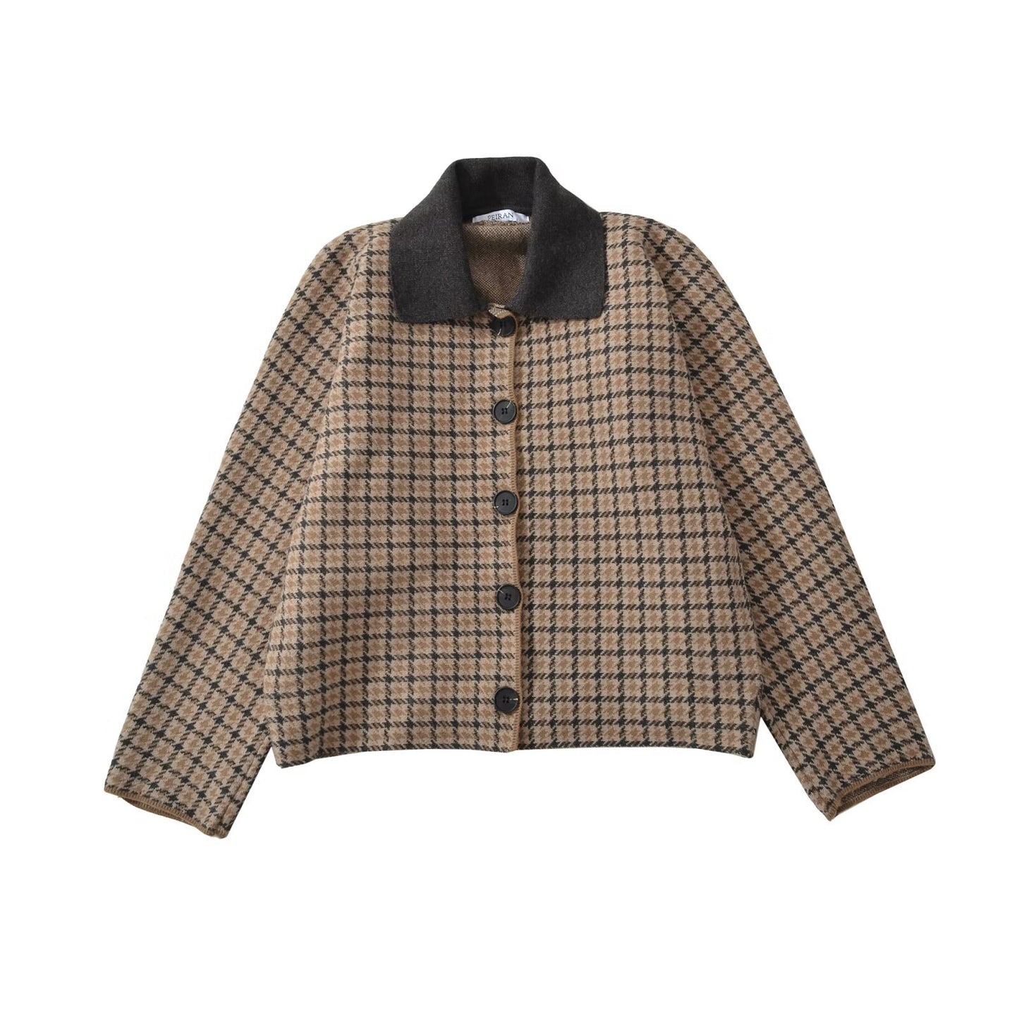 Plaid Casual Loose Jacket Set | Tajstylo
