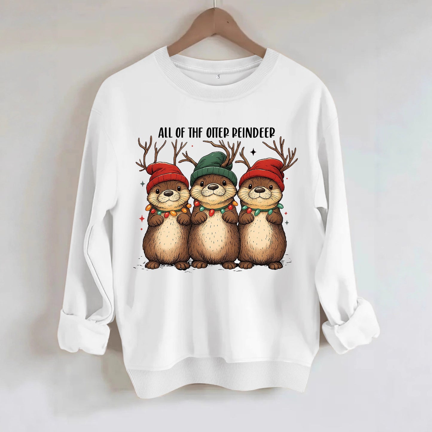 Printed Long Sleeve Sweatshirt for Women | Tajstylo
