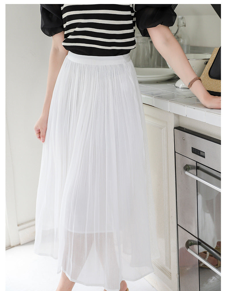 Elegant A-Line Skirt for Women | Tajstylo