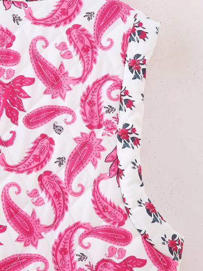 Quilted Patchwork Vest for Women | Tajstylo