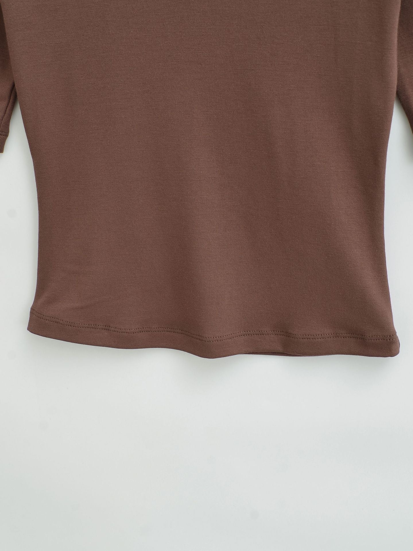 Slim Fit Round Neck Top | Tajstylo