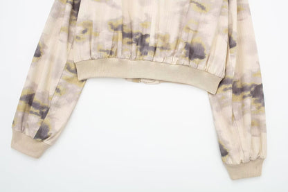 Printed Boho Long Sleeve Jacket | Tajstylo