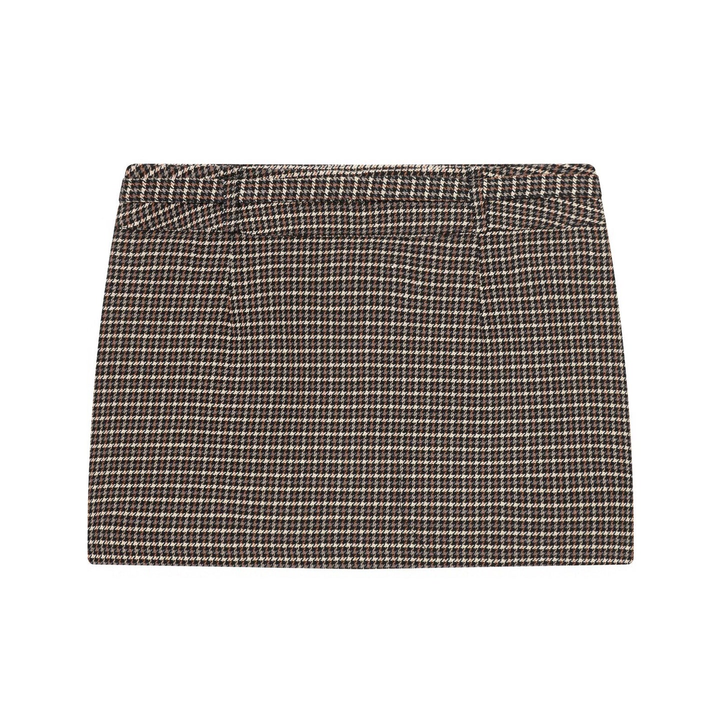 Houndstooth Jacket and Waistband Skirt Pants Set | Tajstylo