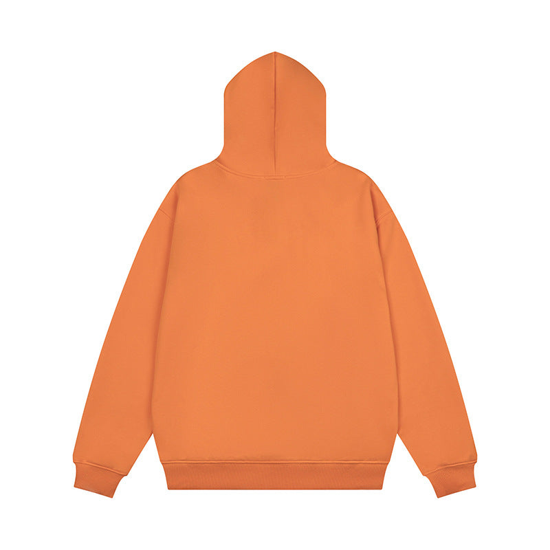 Embroidered Hooded Zip-Up Sweatshirt Jacket | Tajstylo