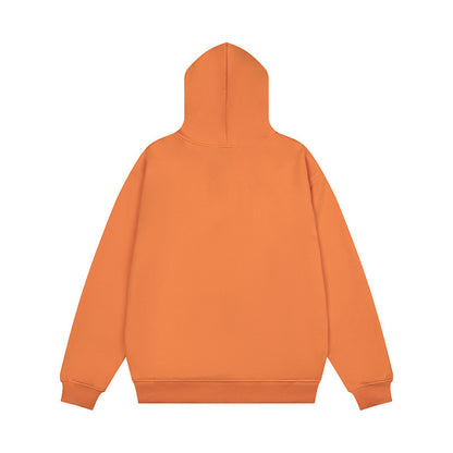 Embroidered Hooded Zip-Up Sweatshirt Jacket | Tajstylo