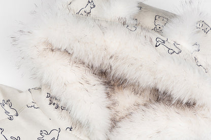 Cartoon Dog Hooded Fleece Coat | Tajstylo