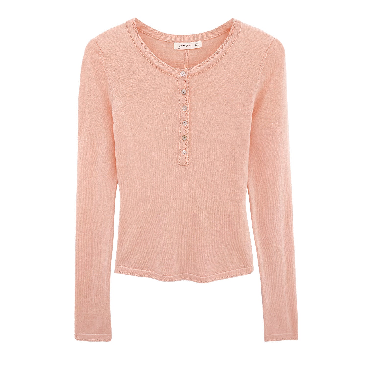 Woman wearing Long Sleeve Knit Top for Women in a casual setting
