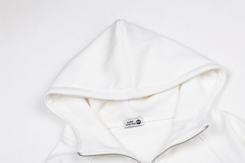Hooded Sweatshirt with Zipper Pocket | Tajstylo