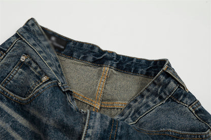 Whitewashed Loose Denim Pants | Tajstylo