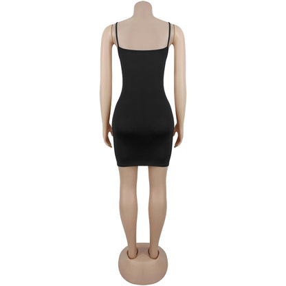 Sexy Mesh Rhinestone Bodycon Mini Dress | Tajstylo