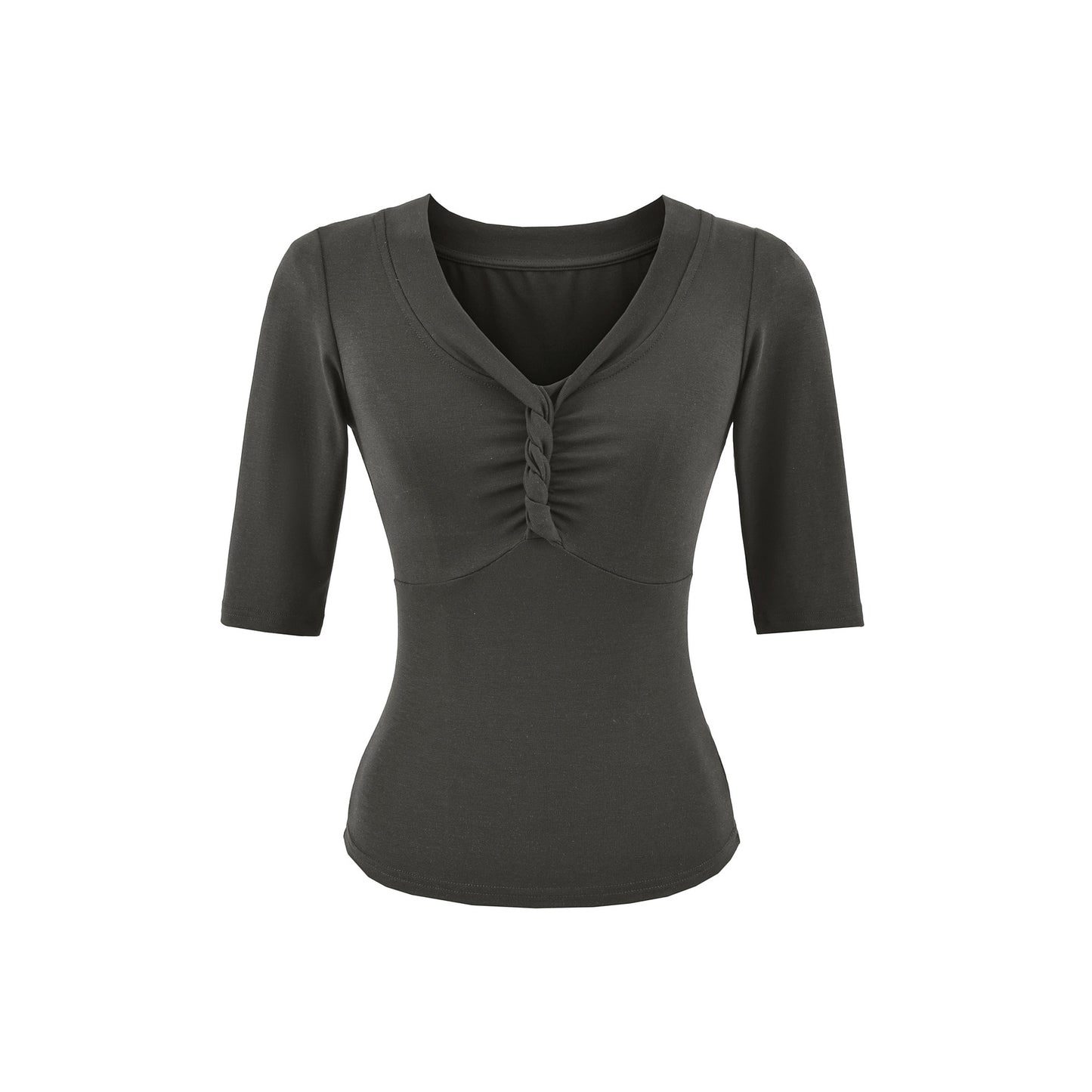 V-Neck Short Sleeve Top for Women | Tajstylo