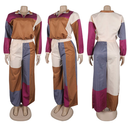 Sporty Woven Two-Piece Set | Tajstylo