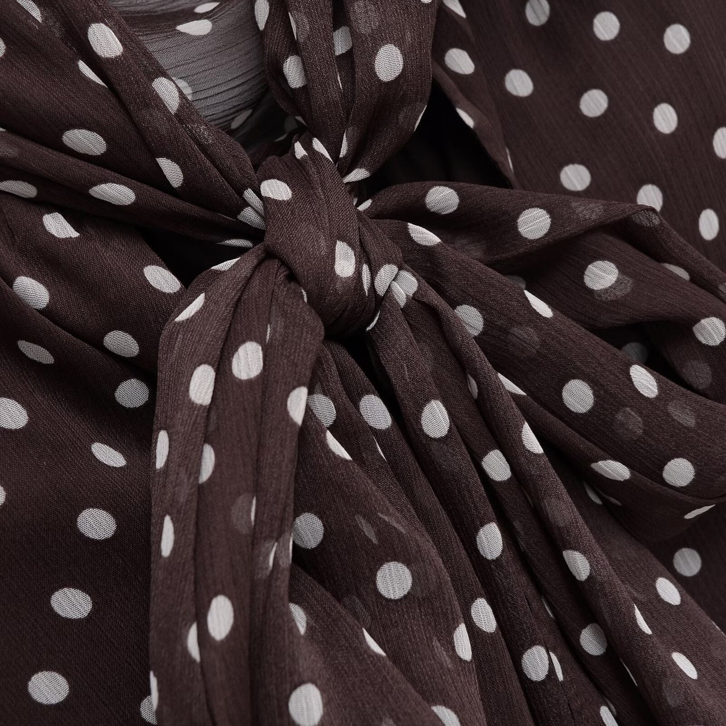 Bow Knot Polka Dot Long Sleeve Shirt | Tajstylo