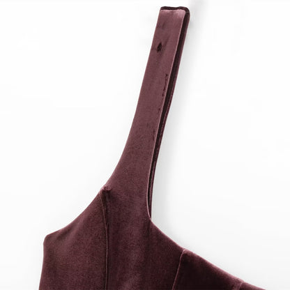 Velvet Corset Style Dress | Tajstylo