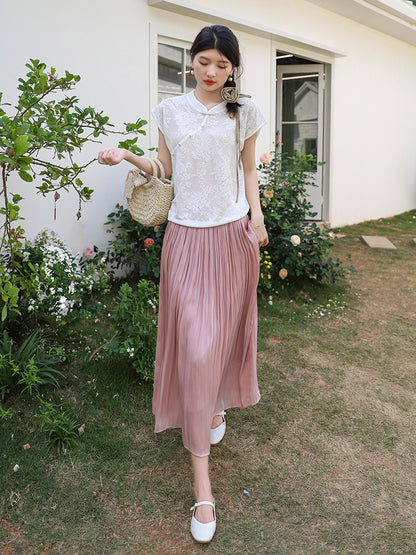 Elegant A-Line Skirt for Women | Tajstylo