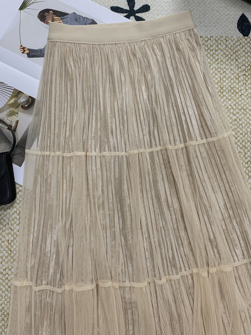 High Waisted A-Line Skirt | Tajstylo