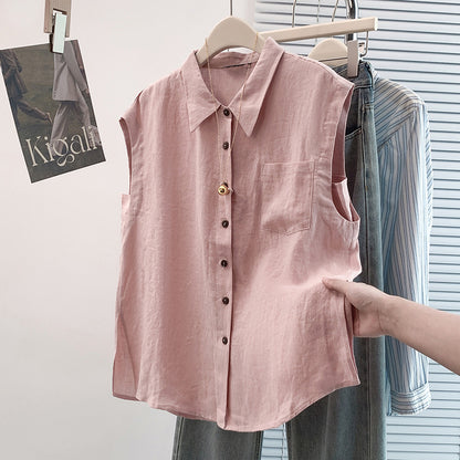 Woman wearing Loose Casual Shirt for Women in a casual setting