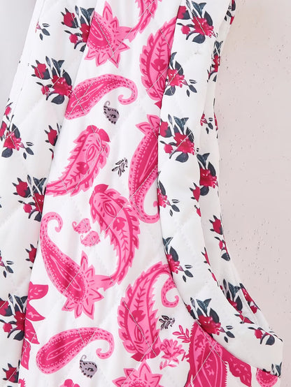Quilted Patchwork Vest for Women | Tajstylo