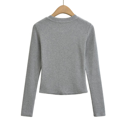 Slim Fit Long Sleeve T-Shirt | Tajstylo