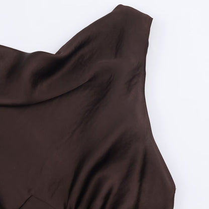 Elegant Silk Flute Dress | Tajstylo