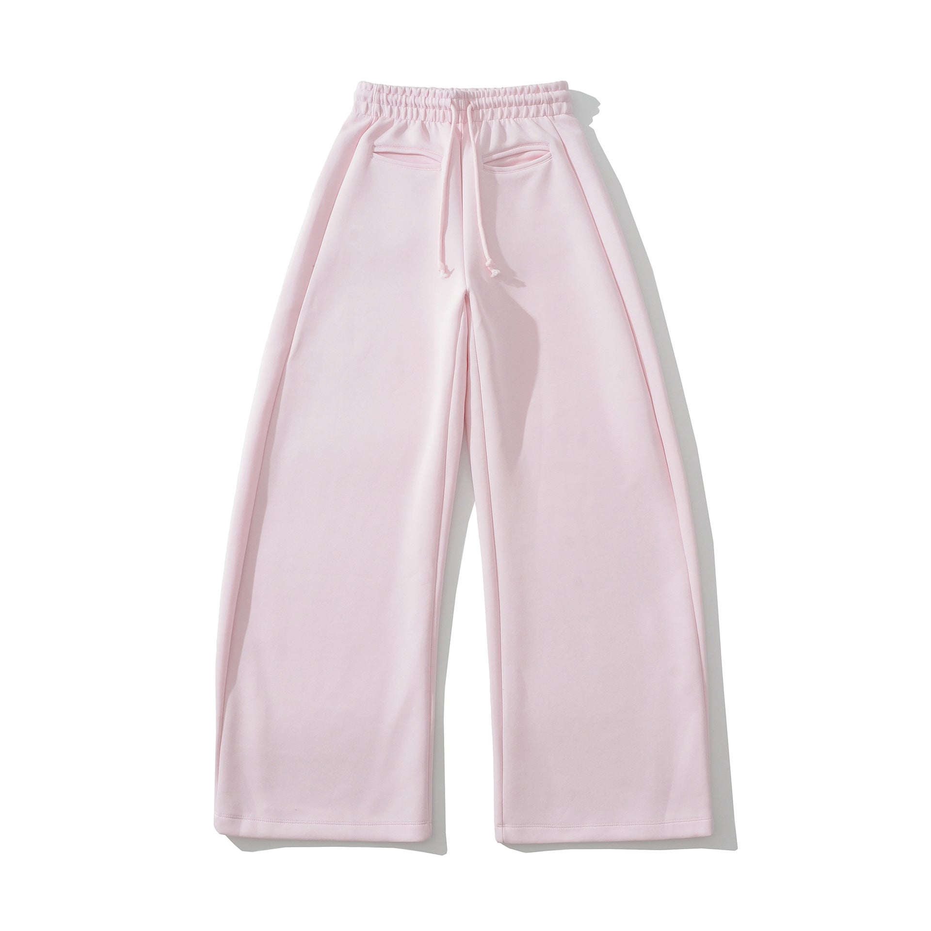 Woman wearing Drawstring Wide Leg Pants in a casual setting