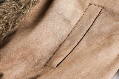 Fur Integrated Cotton Jacket | Tajstylo