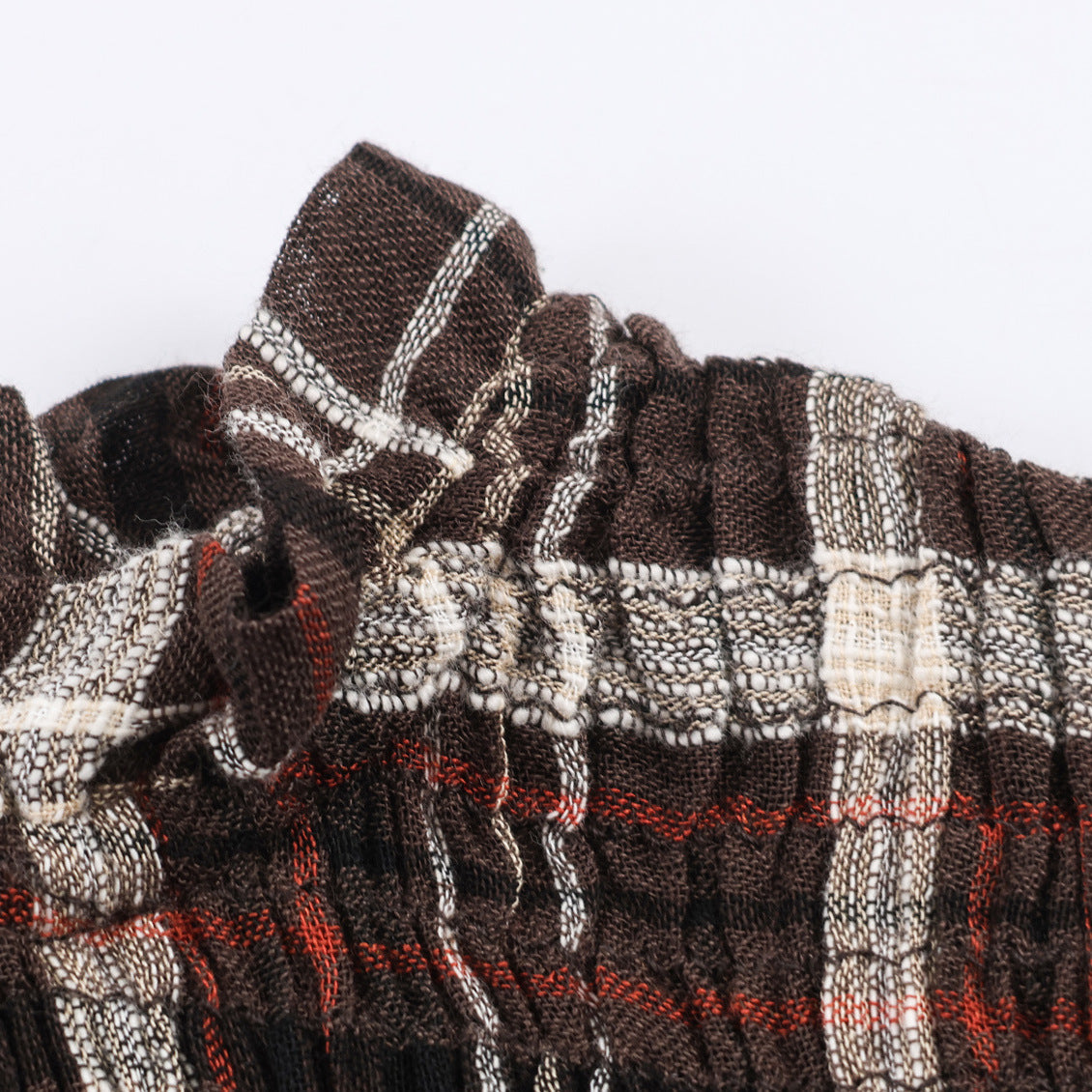Long Sleeve Honeycomb Plaid Shirt | Tajstylo