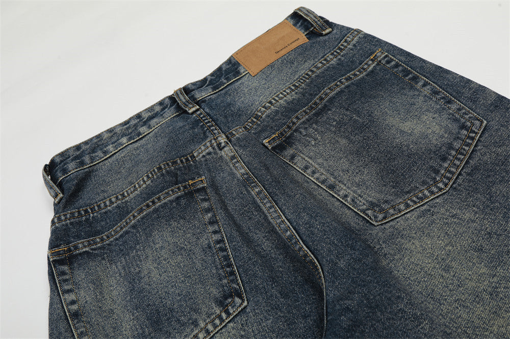 Whitewashed Loose Denim Pants | Tajstylo