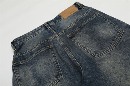 Whitewashed Loose Denim Pants | Tajstylo