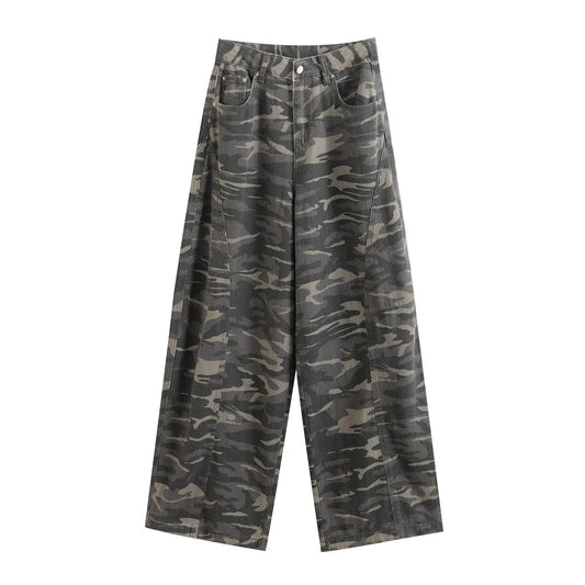 Camouflage Workwear Pants for Women | Tajstylo