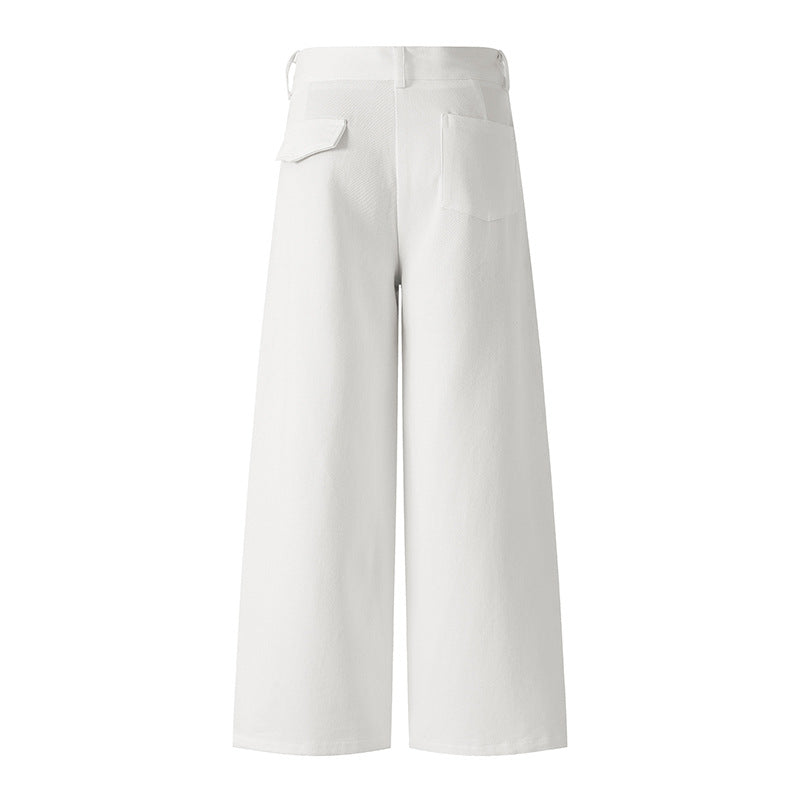 Casual White Denim Pants for Women | Tajstylo