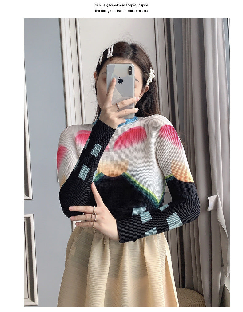 Miyake Pleated Corset Top | Tajstylo