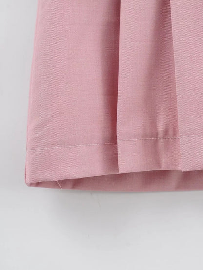 Pleated Short Skirt | Tajstylo