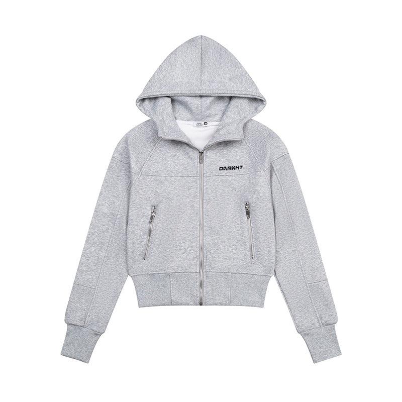 Hooded Sweatshirt with Zipper Pocket | Tajstylo