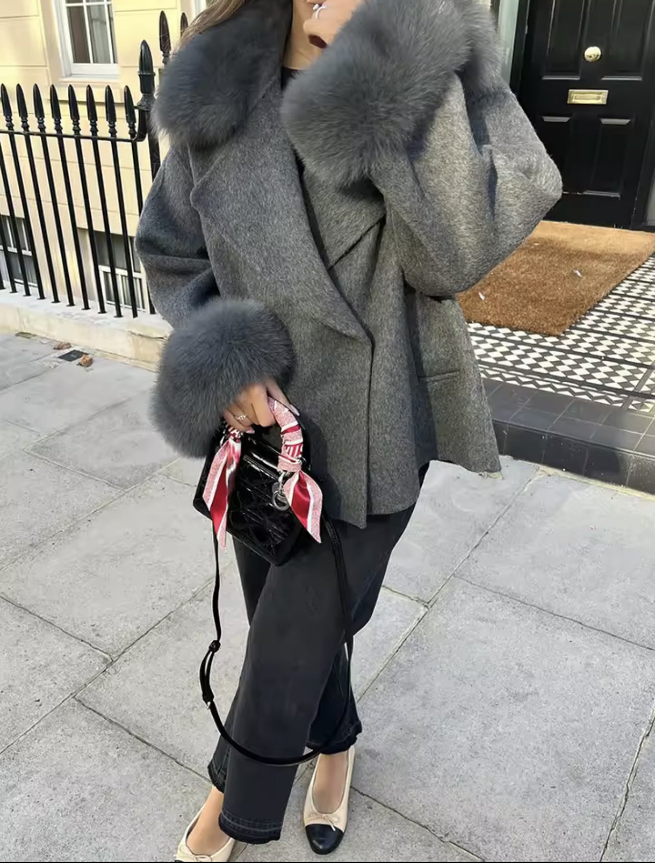 Casual Wool Blend Coat | Tajstylo