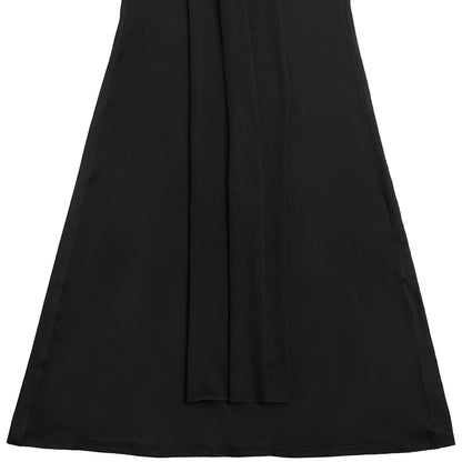 Sheer Mesh Halter Tie-Back Bodycon Dress | Tajstylo