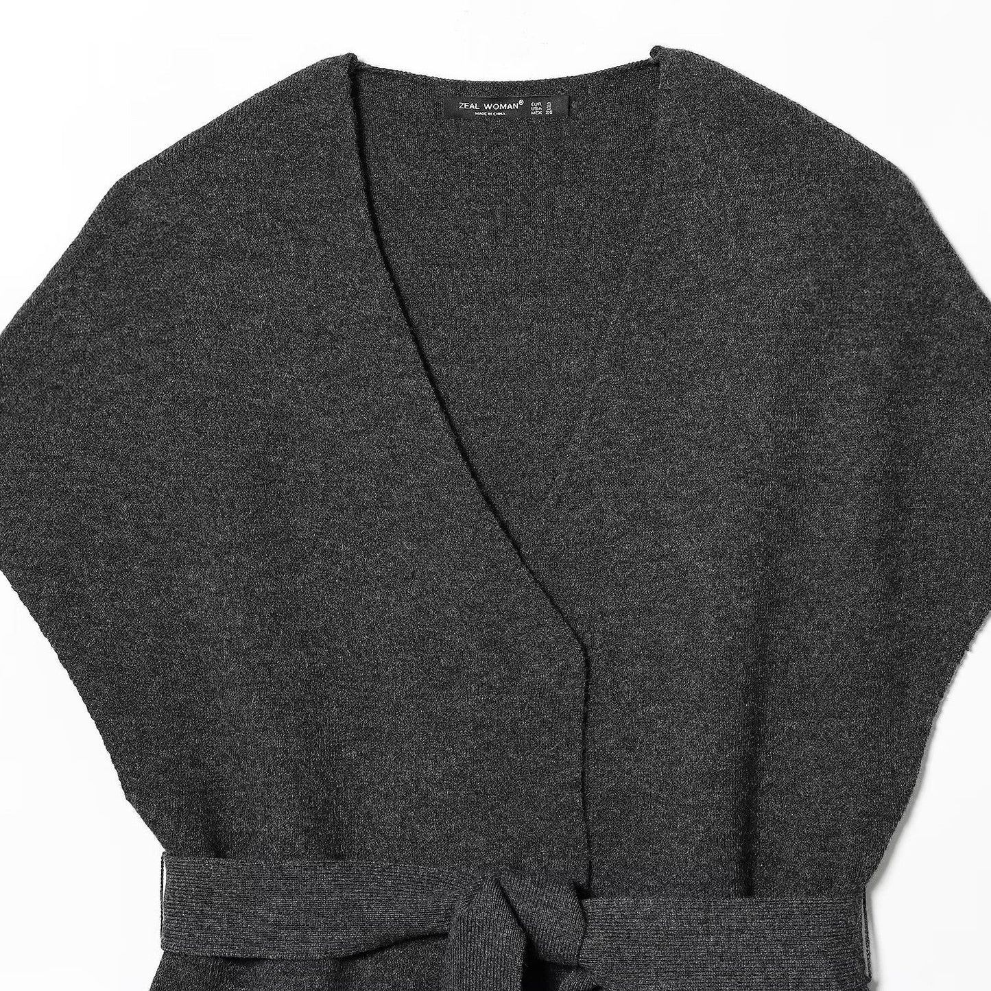 Belted Knitted Vest and Half Skirt Set | Tajstylo