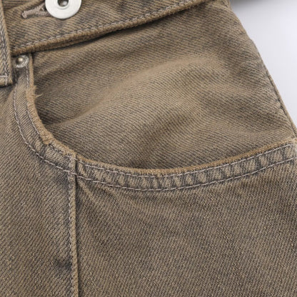 High Waist Baggy Bucket Jeans | Tajstylo