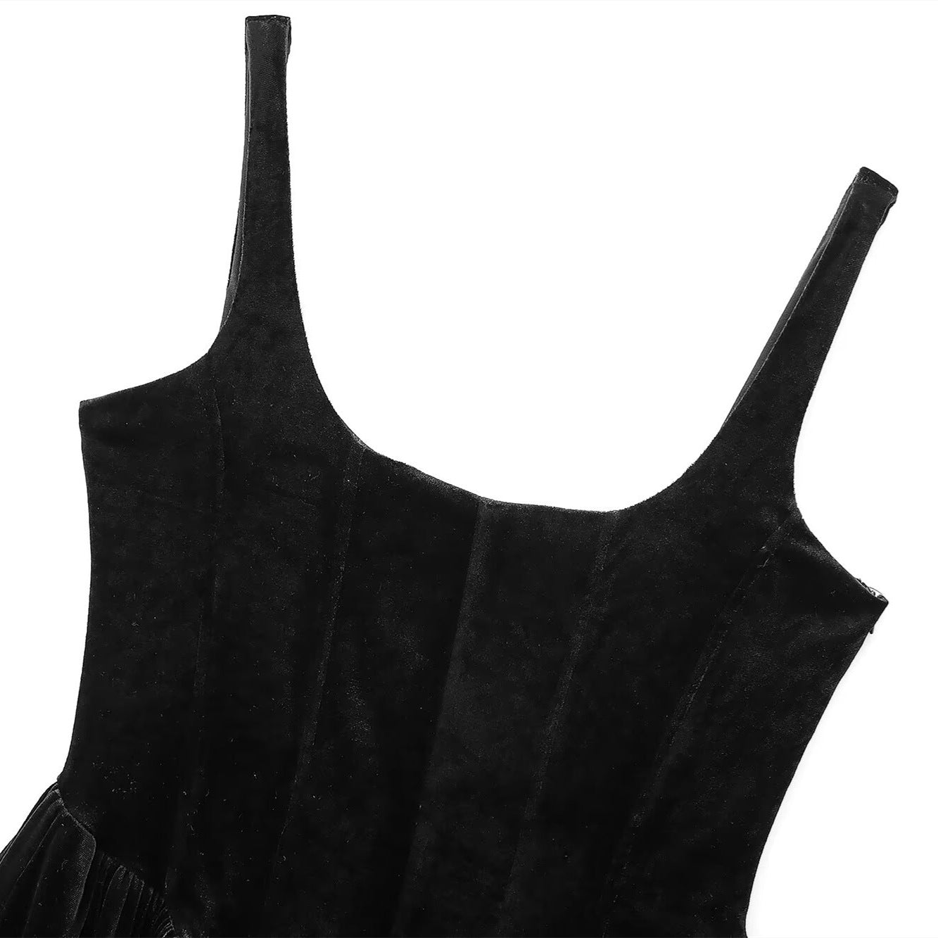 Velvet Corset Style Dress | Tajstylo