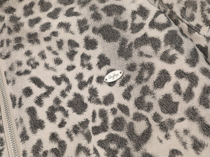 Leopard Print Hooded Cotton Jacket | Tajstylo