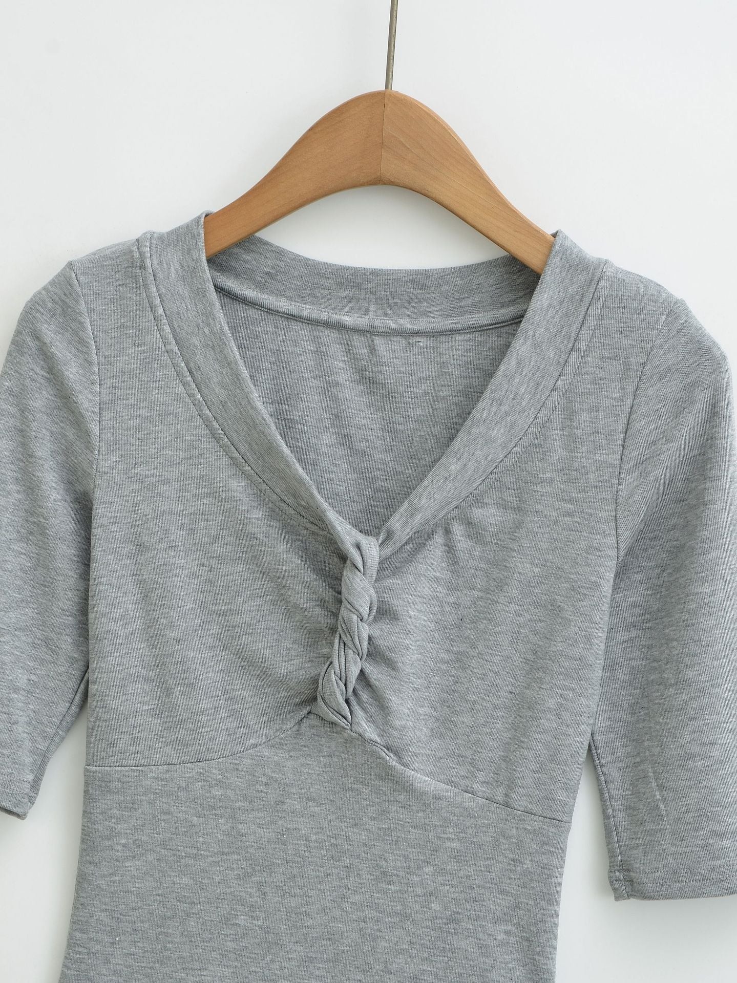 V-Neck Short Sleeve Top for Women | Tajstylo