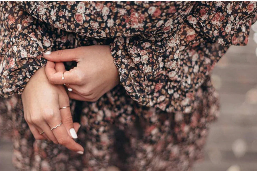 Floral Print Ruffle Sleeve Midi Dress | Tajstylo