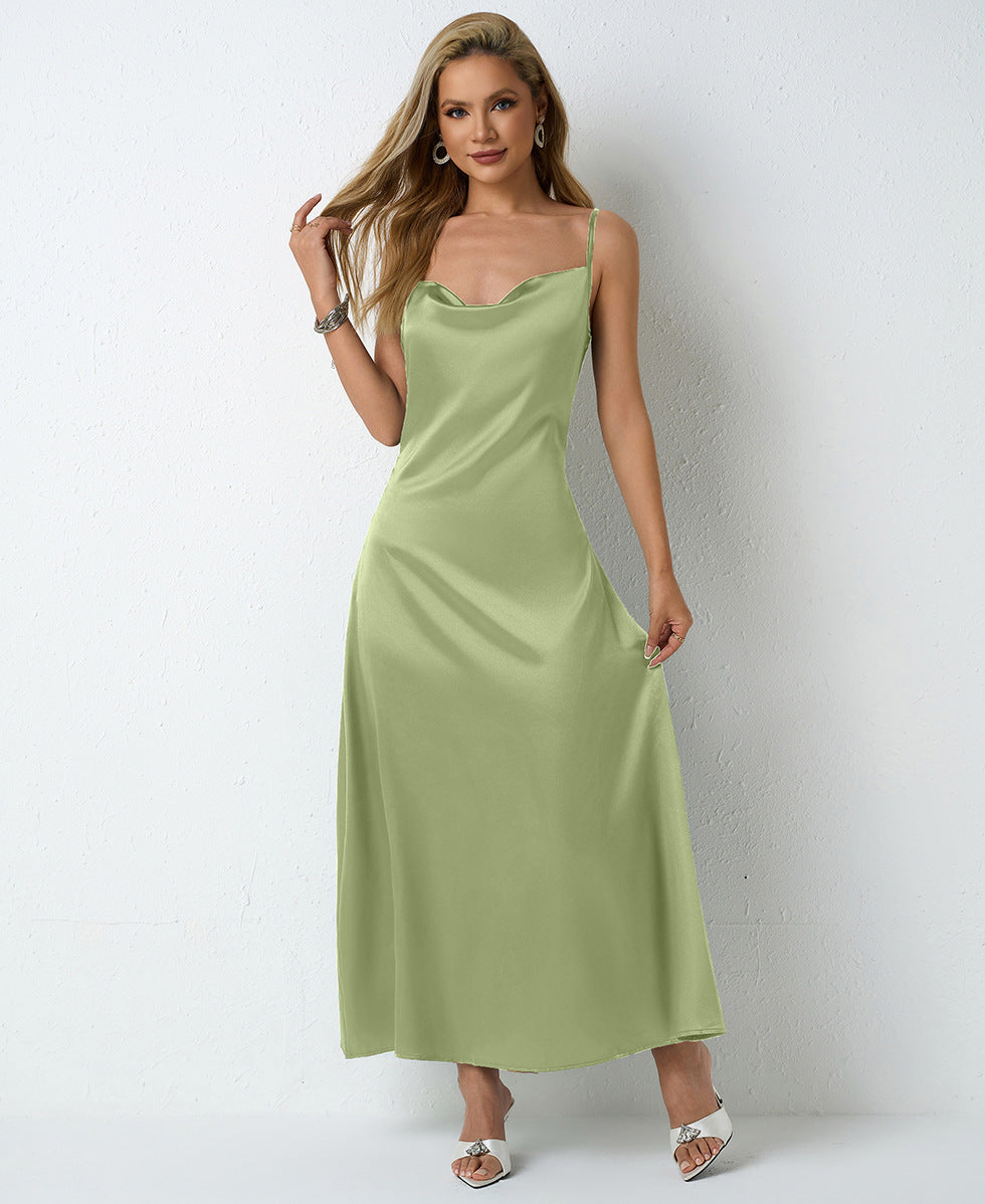 Pleated Sleeveless Dress | Tajstylo