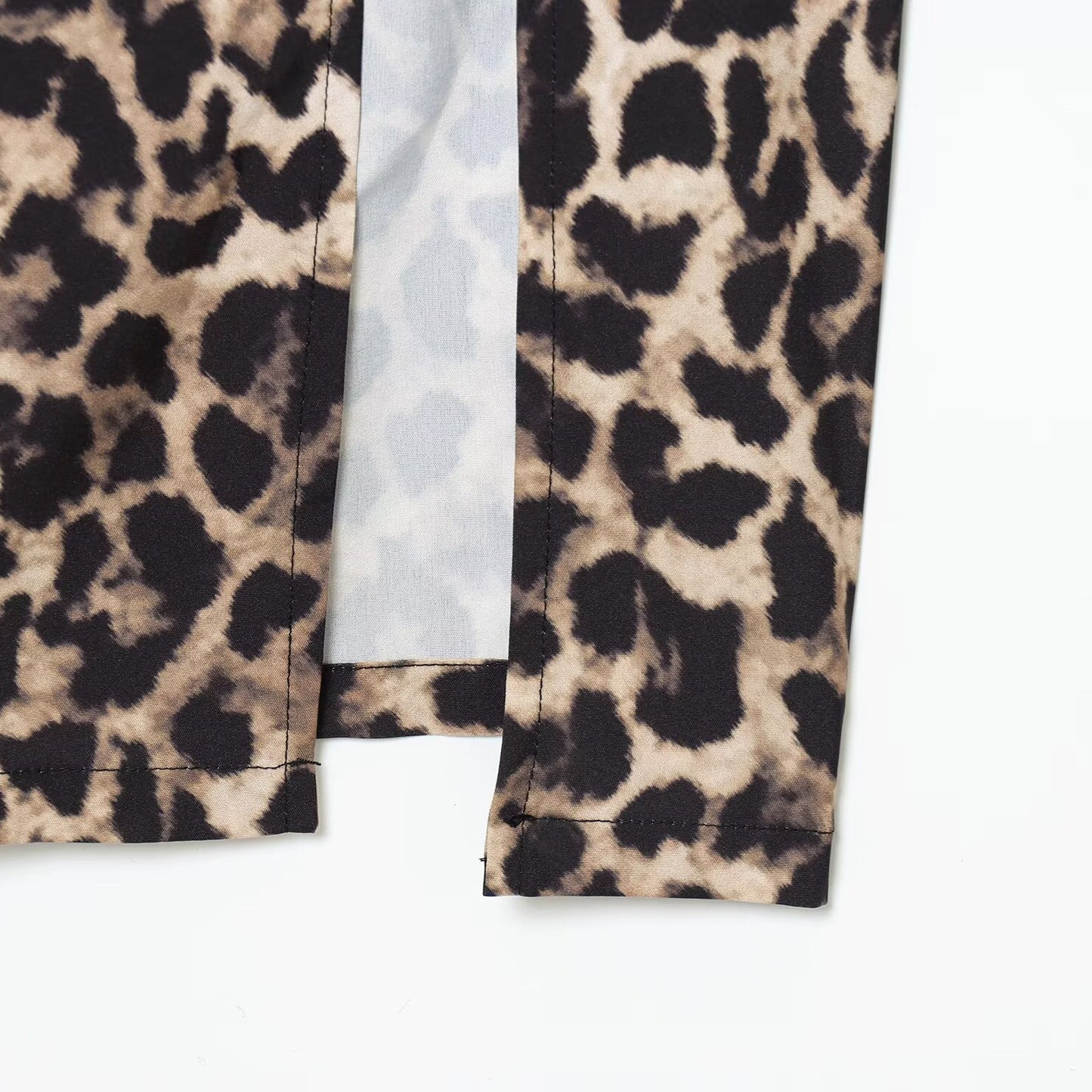 Leopard Print Lace Dress | Tajstylo