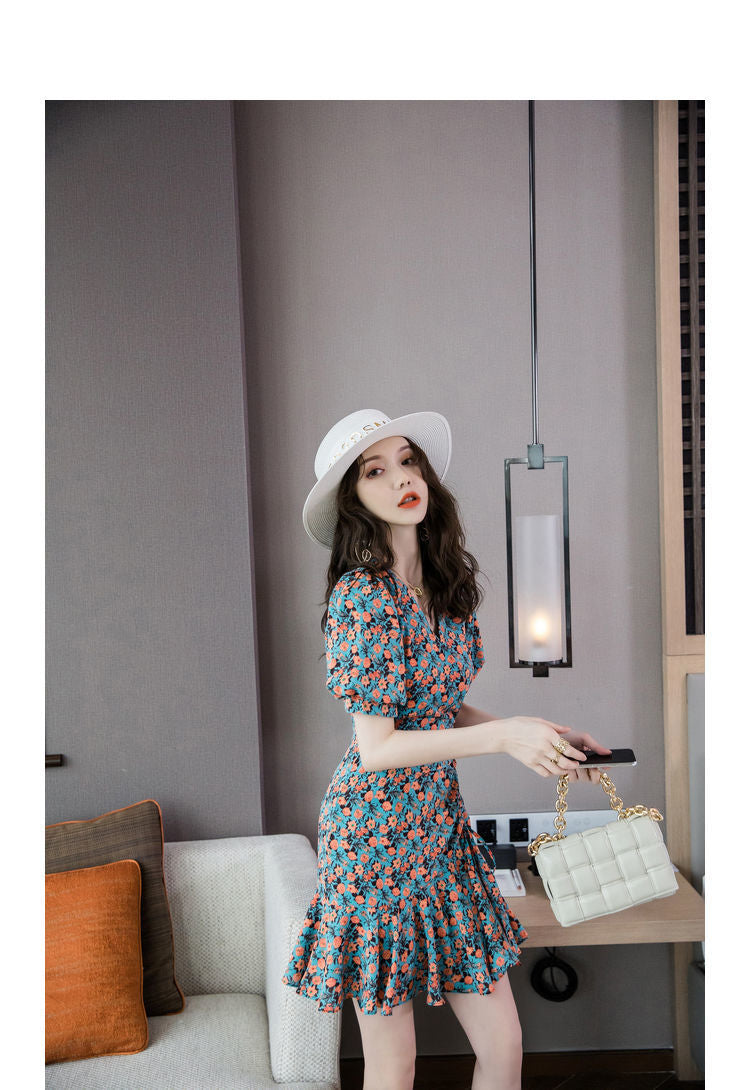 Floral Print A-Line Dress for Women | Tajstylo