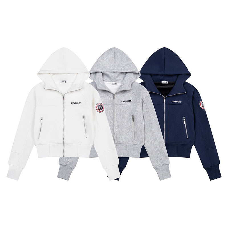 Hooded Sweatshirt with Zipper Pocket | Tajstylo