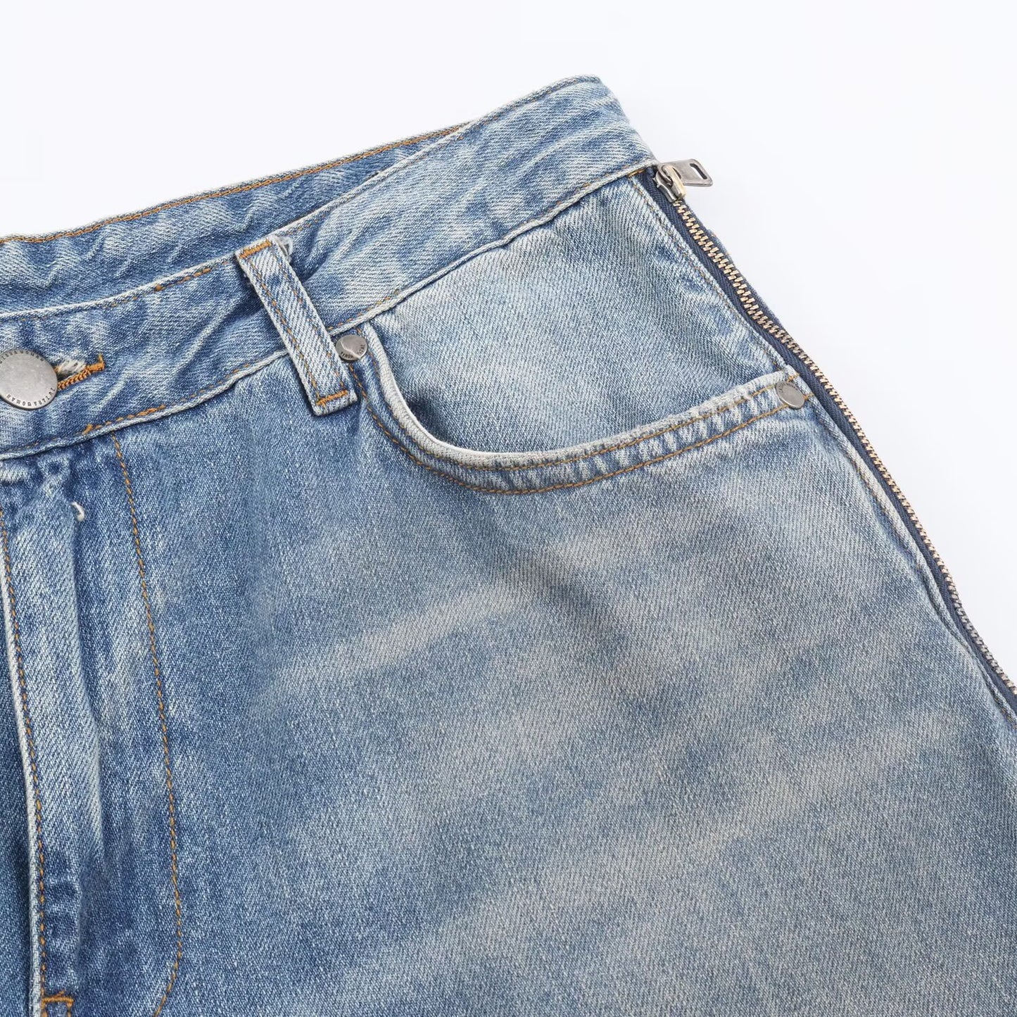 Mid Waist Zipper Jeans for Women | Tajstylo