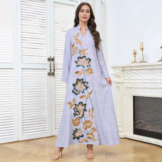 Sequin Decal Swing Dress | Tajstylo